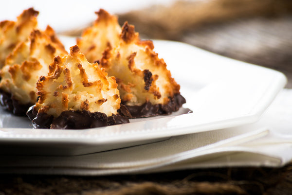 Recipe: Chocolate Dipped Coconut Macaroons