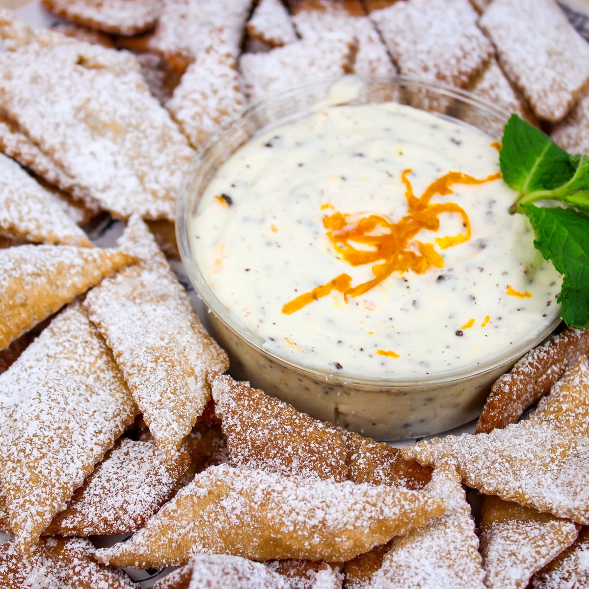 Cannoli Dip Platter