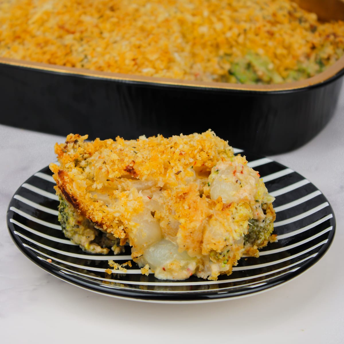 Broccoli and Pearl Onion Casserole
