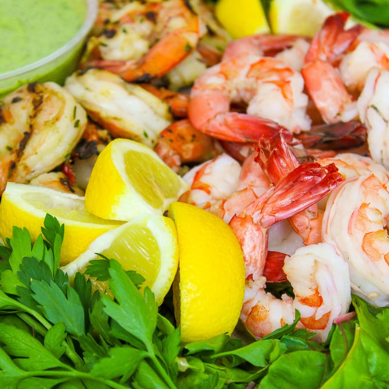 Grilled Shrimp Platter