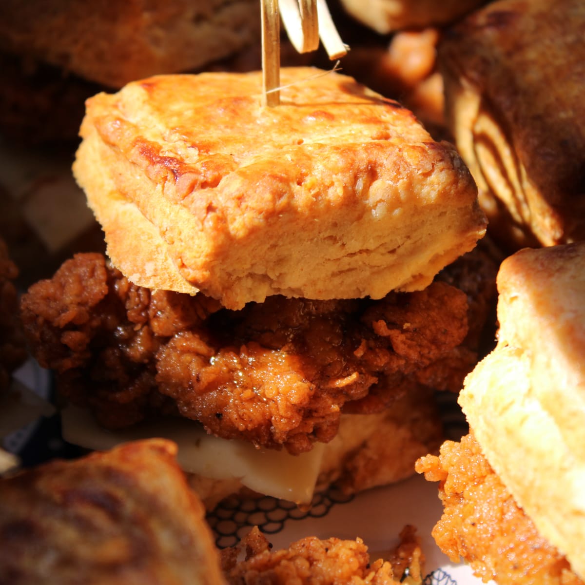 Crispy Chicken Biscuits