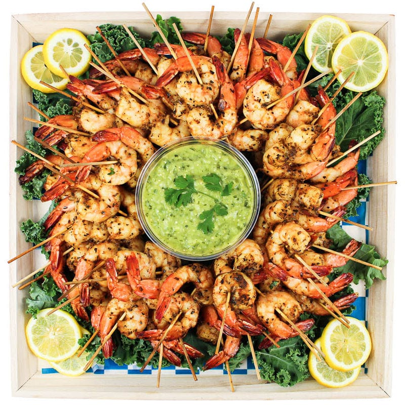 Grilled Shrimp Platter