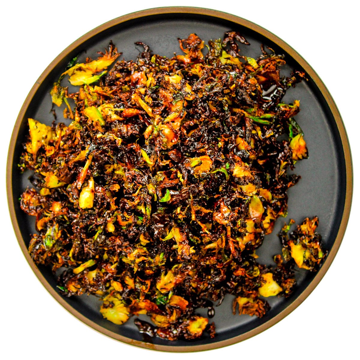 Crispy Maple Paprika Brussels Sprouts